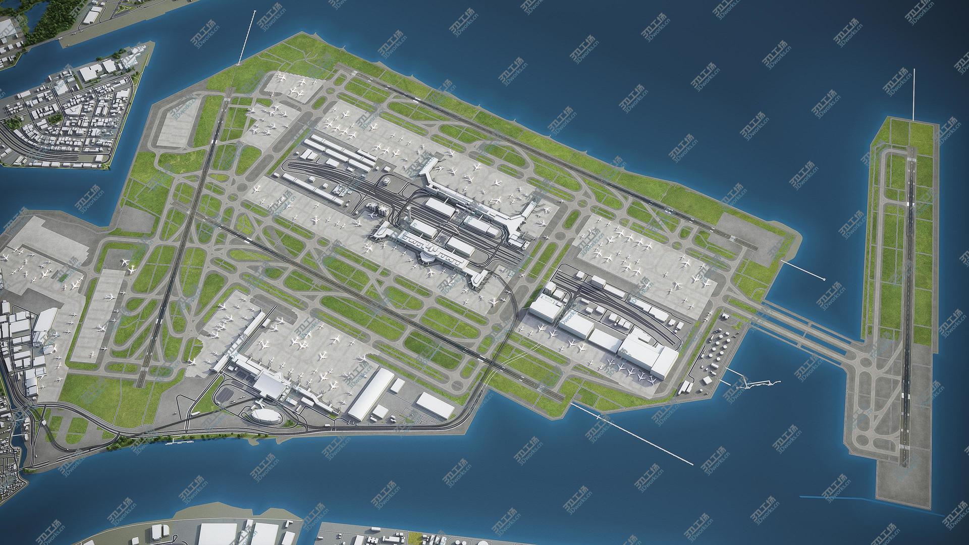 images/goods_img/2021040165/Tokyo Haneda Airport - HND 3D model/3.jpg